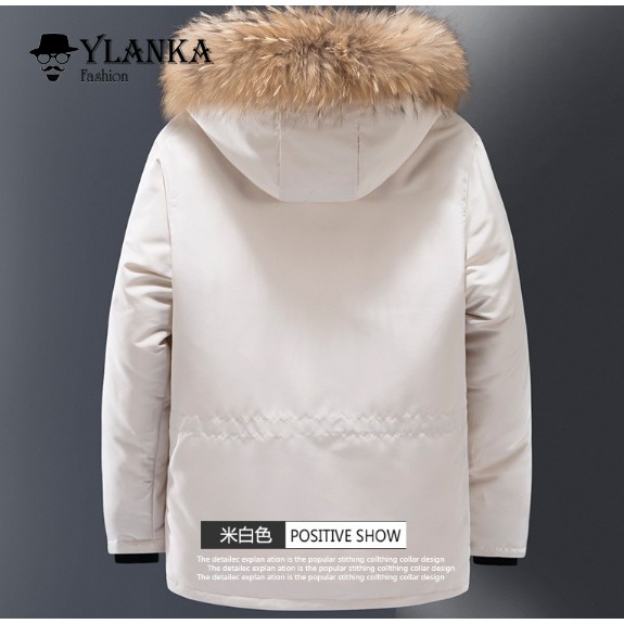 Áo Khoác Nam Cao Cấp 2023 - Áo Khoác Mũ Lông Dày Ấm Áp