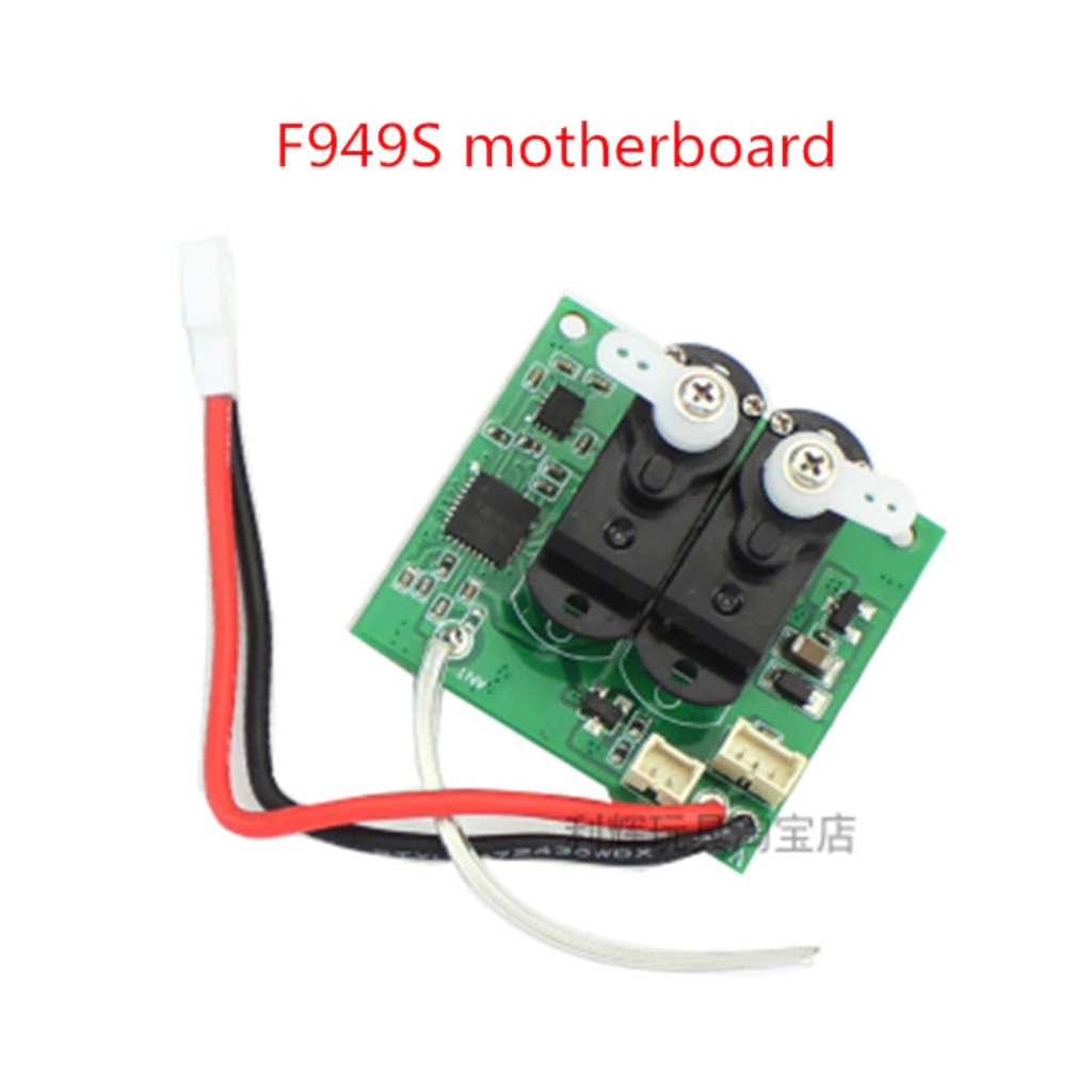 Dailytoyvn TX RX Mạch và tay điều khiển của máy bay cánh bằng F949S