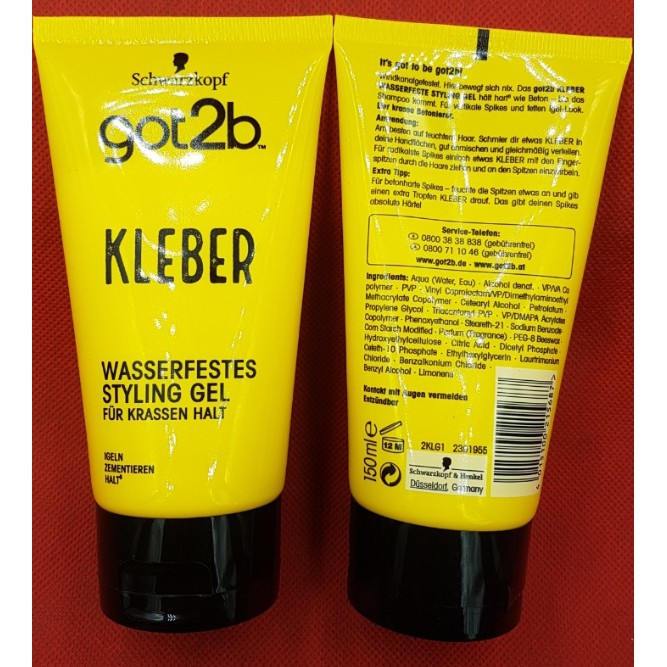 Gel vuốt tóc Schwarzkopf got2b Kleber