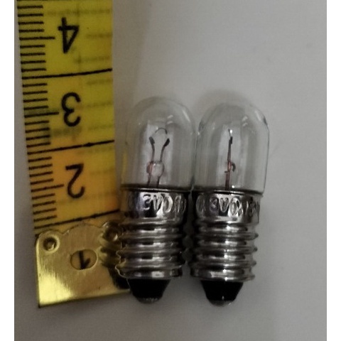 Combo 10 bóng đèn báo chống rung chất lượng cao đuôi xoáy E10/E9 6.3V 1W
