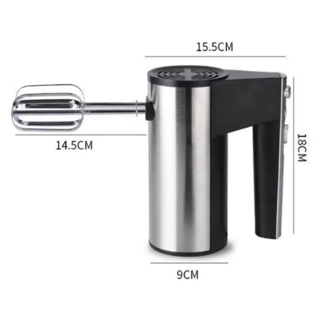 Máy đánh trứng, trộn nhào bột làm bánh HAEGER HG-6629 450W