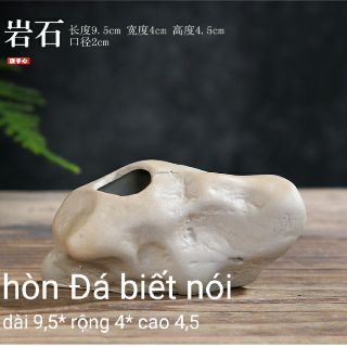 Hòn Đá Cô Đơn-Bình hoa gốm sứ Đức Hoá