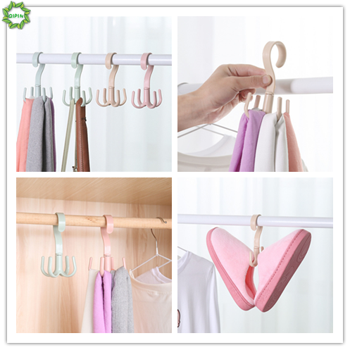 Giá treo 4 móc để treo giày/ túi xách đa năng tiện lợi