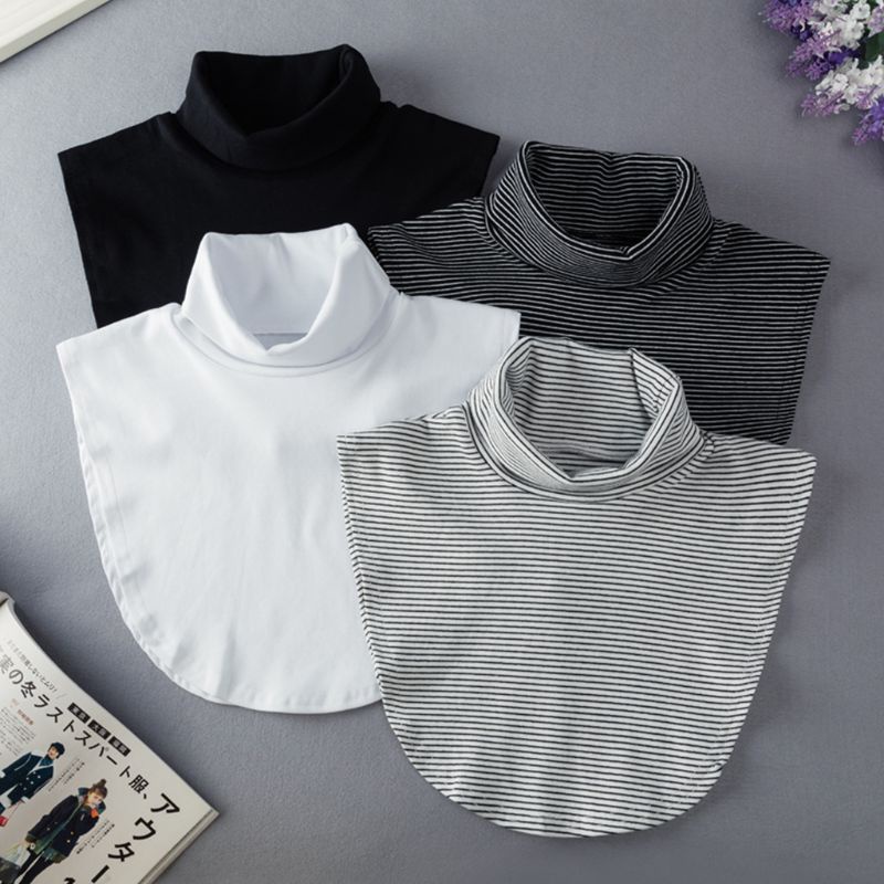 Yoioi Áo Sweater Giả Khăn Choàng Thời Trang Mùa Thu Dễ Phối Đồ Cho Nữ