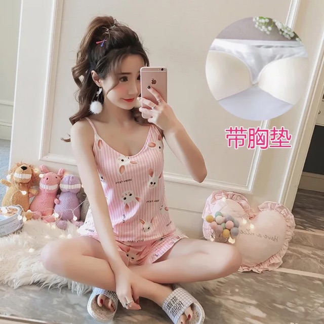 Combo 3 Bộ ngủ cotton dây QC (ib để chọn mẫu)