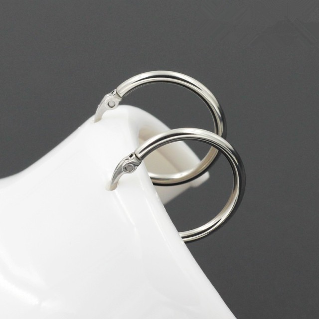 Bông Tai Thép Titan Hình Tròn Đơn Giản Phong Cách Âu Mỹ Cá Tính A41