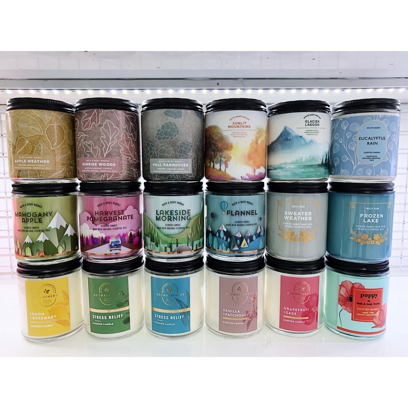 Nến thơm Bath  Body Works 1 bấc chính Hãng USA
