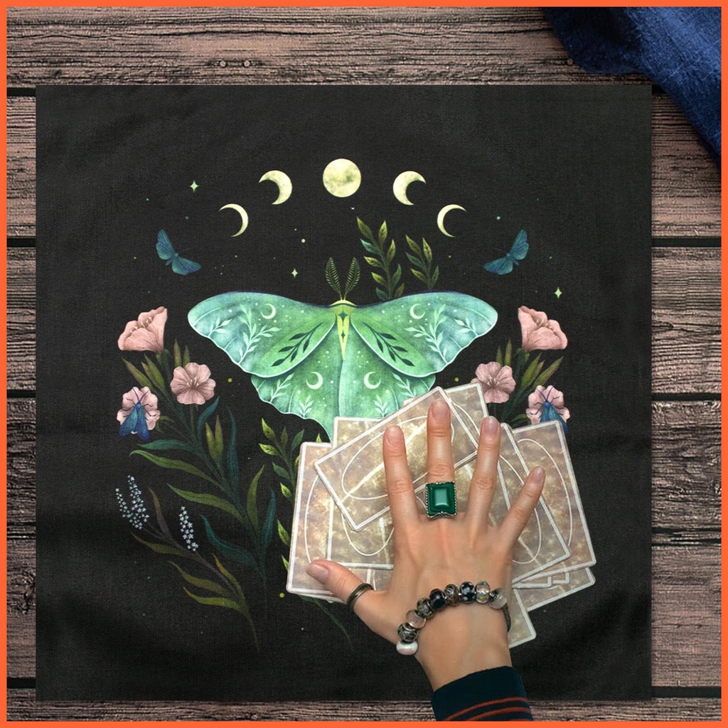 Khăn Trải Bàn 60x60cm 60x60cm Họa Tiết Bài Tarot Đẹp Mắt