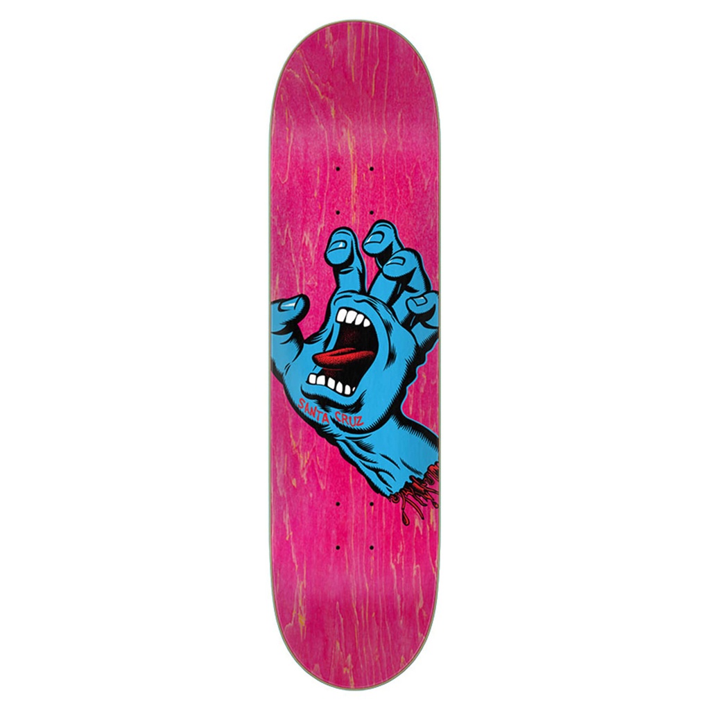 Mặt Ván Trượt Skateboard SANTA CRUZ SCREAMING HAND DECK 7.8