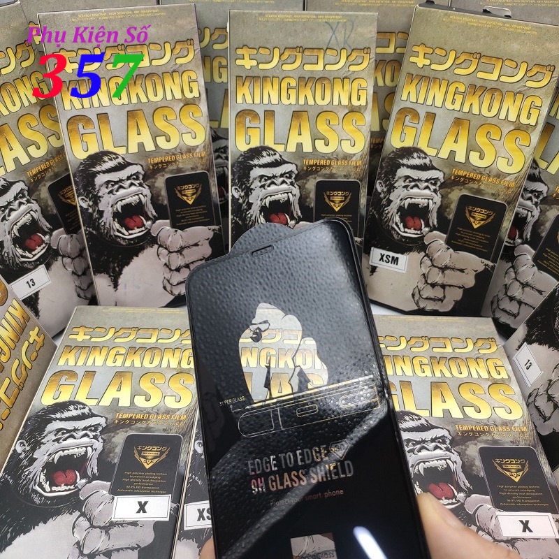 Cường lực iPhone KingKong 3D Full Màn siêu bền siêu mượt