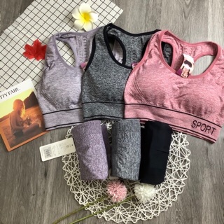 T2005 - set áo 3 lỗ 3 màu tập gym - yoga