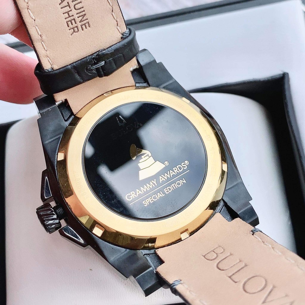 Đồng hồ nam Bulova Precisionist Men's Special Grammy Edition Quartz 46.5mm Watch 98B294