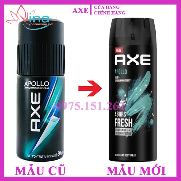 Xịt khử mùi toàn thân AXE APOLO 150ML