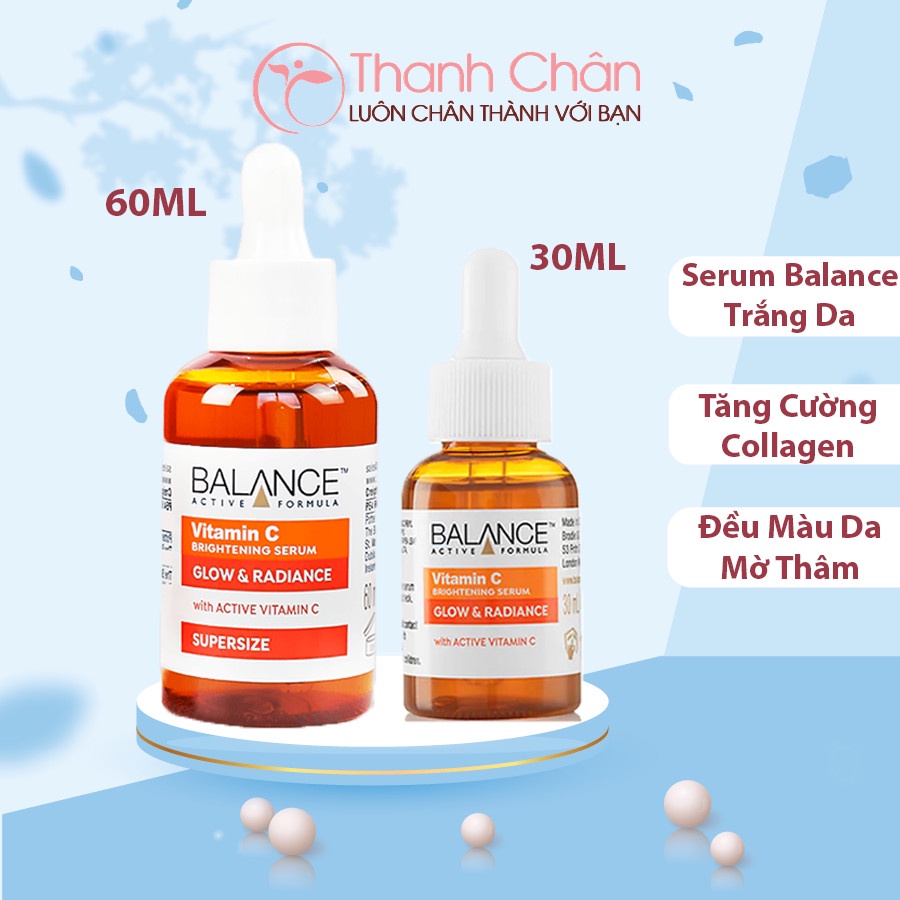 Tinh Chất Dưỡng Trắng, Cấp Ẩm Balance Active Formula Serum Serum 30ml