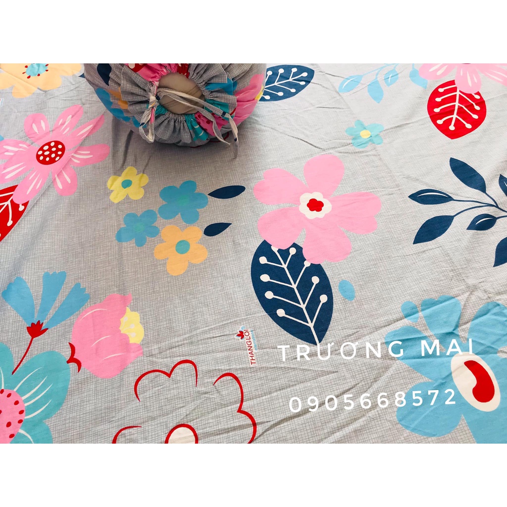 Sét ga gối Thắng Lợi chính hãng 4 món chuẩn logoin trên vải  không kèm mền mã hoa nềm xám | BigBuy360 - bigbuy360.vn