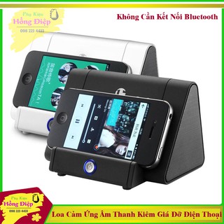 Loa Cảm Ứng Âm Thanh BC317 Kiêm Giá Đỡ Điện Thoại