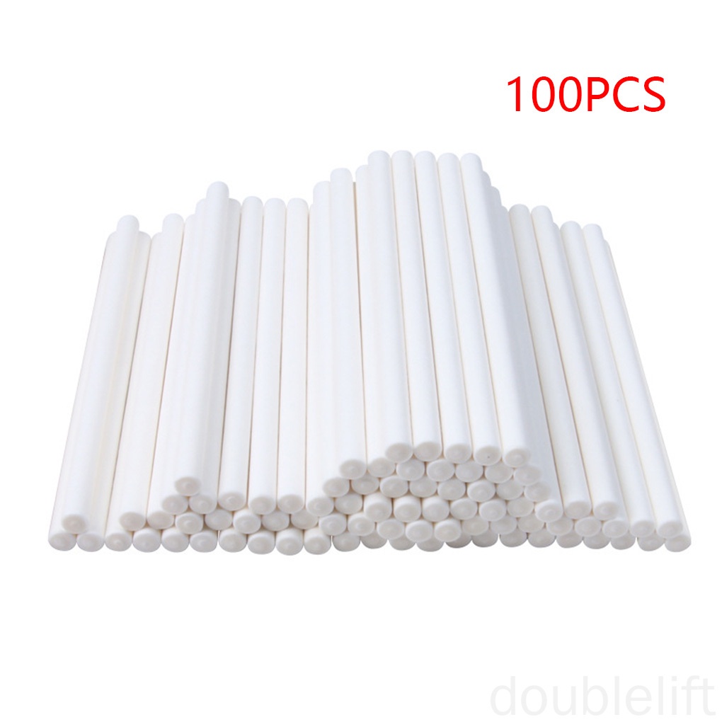 Set 100 Que Làm Kẹo Mút Bằng Giấy 10cm