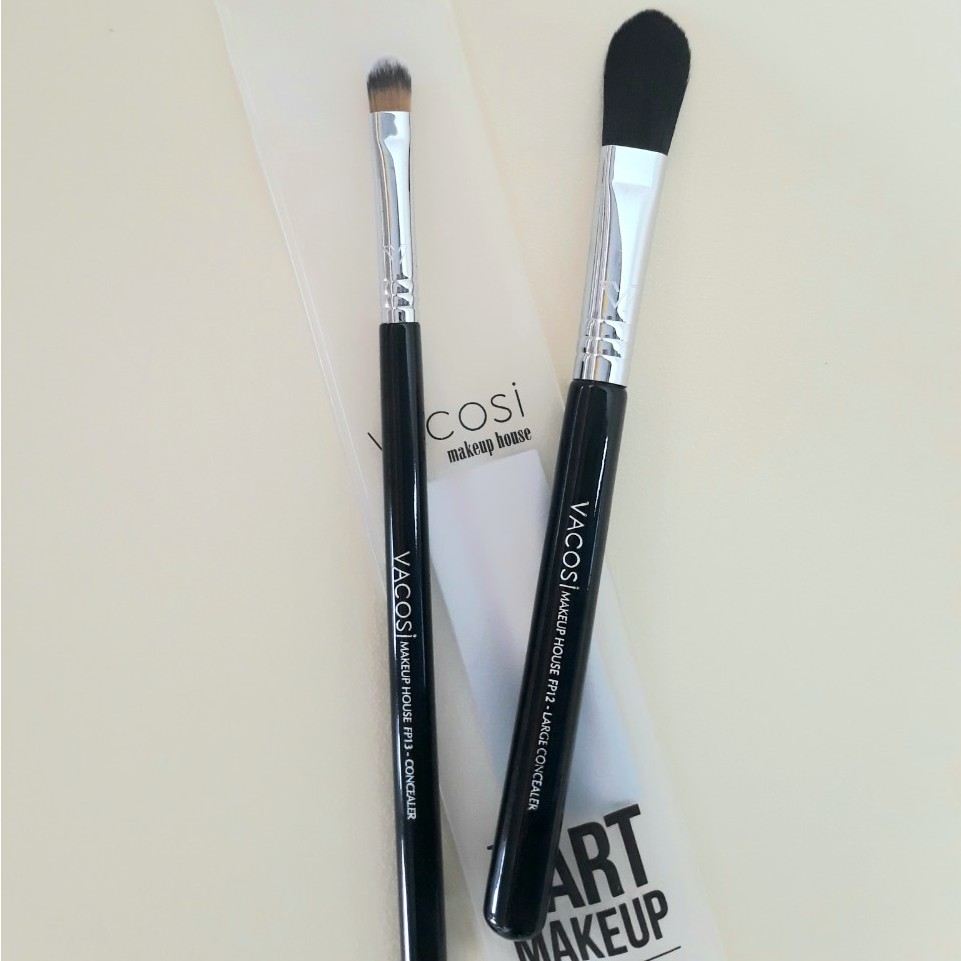 Cọ che khuyết điểm VACOSI PRO CONCEALER - Vacosi FP12 + Vacosi FP13