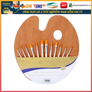 bộ cọ vẽ tranh nước Brush Palette Set