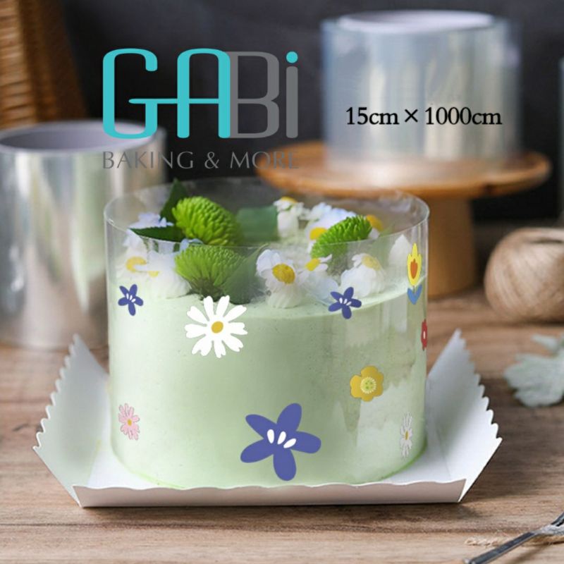 Cuộn mica cứng lót thành bánh mousse 10m