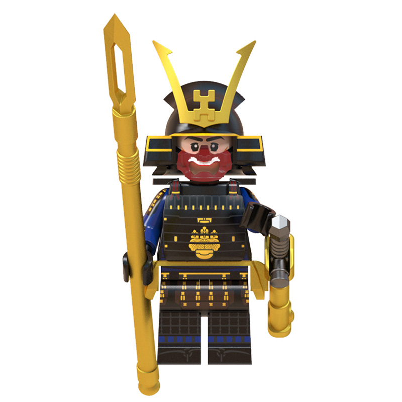 Bộ Đồ Chơi Lắp Ráp Mô Hình Chiến Binh Samurai Mini Cho Bé