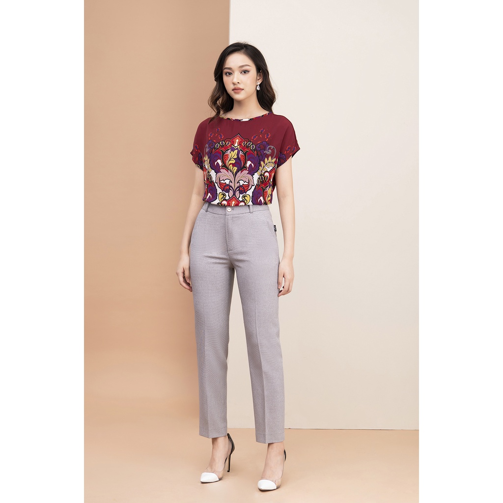 Áo Sơ Mi Nữ Công Sở Cao Cấp LUPERI LFSM181 Vải Lụa Cát Mềm Mịn Chống Nhăn