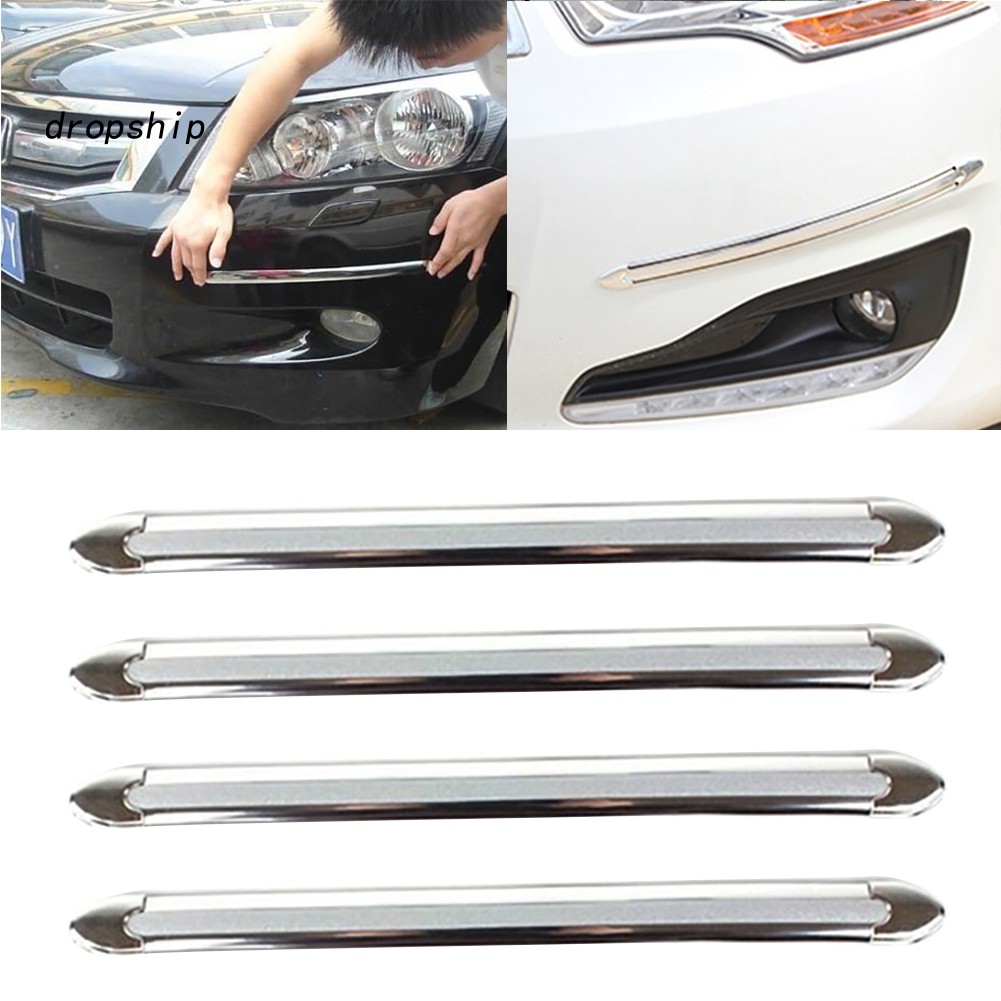 Bộ 4 Dải Cản Bảo Vệ Chống Va Chạm Linh Hoạt Cho Xe Hơi