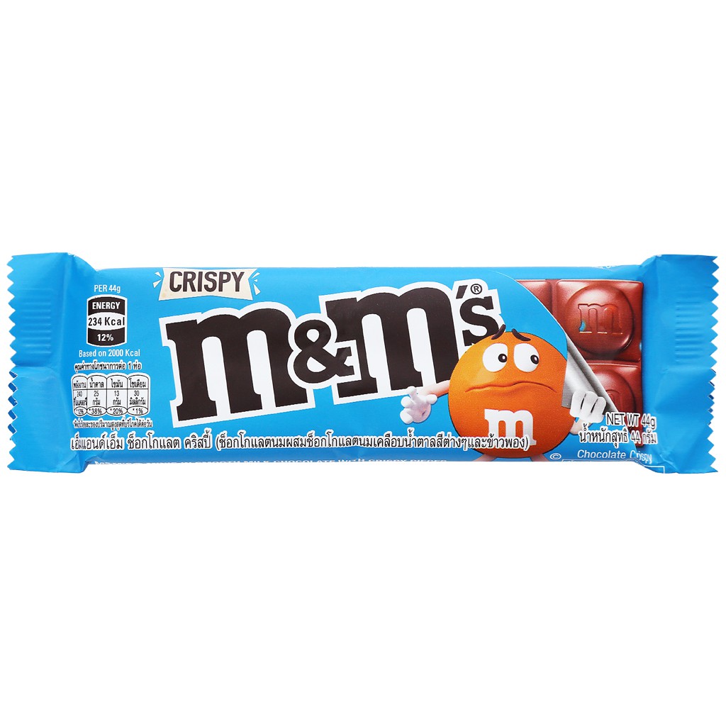 Socola M&M's Crispy thanh 44g