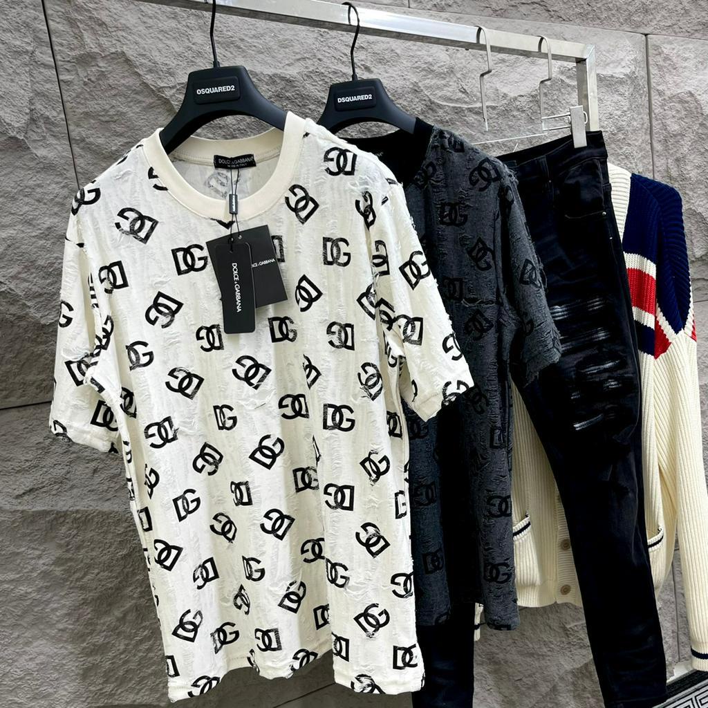 Áo Phông DG rách sử dụng loại vải tàu cao cấp