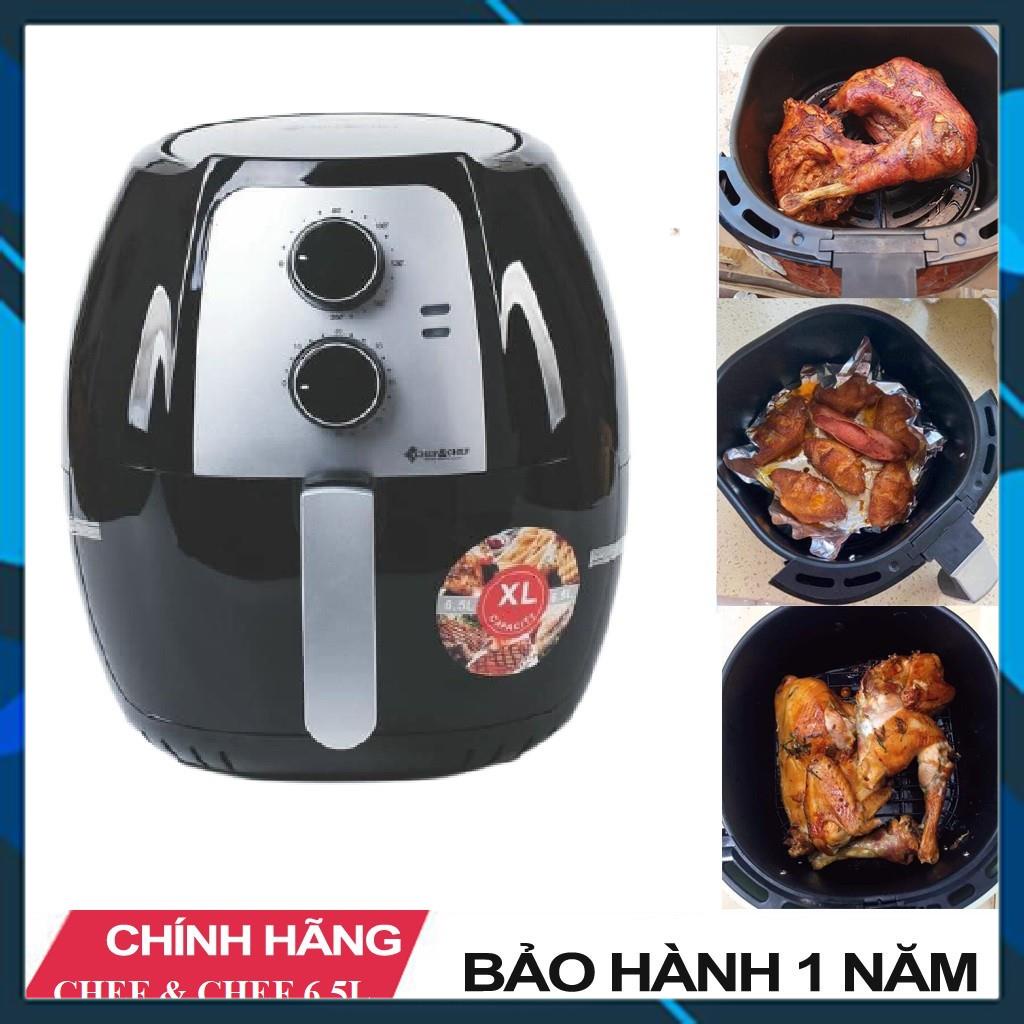 NỒI CHIÊN KHÔNG DẦU CHEF&amp;CHEF 7,7L vs 6,5L và 5,5L BẢO HÀNH 12 THÁNG