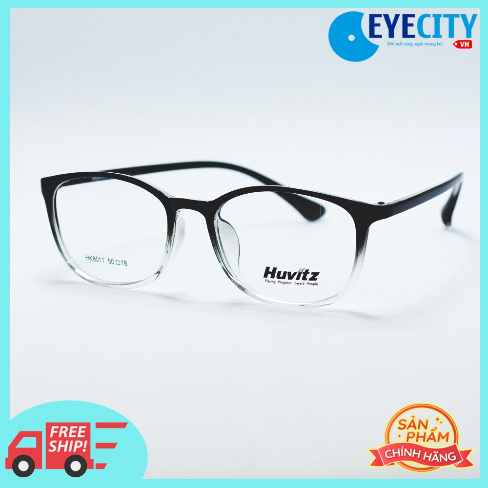 Gọng kính cận thời trang Hàn Quốc Huvitz nhựa dẻo HK8011 dáng tròn nhiều màu | BigBuy360 - bigbuy360.vn