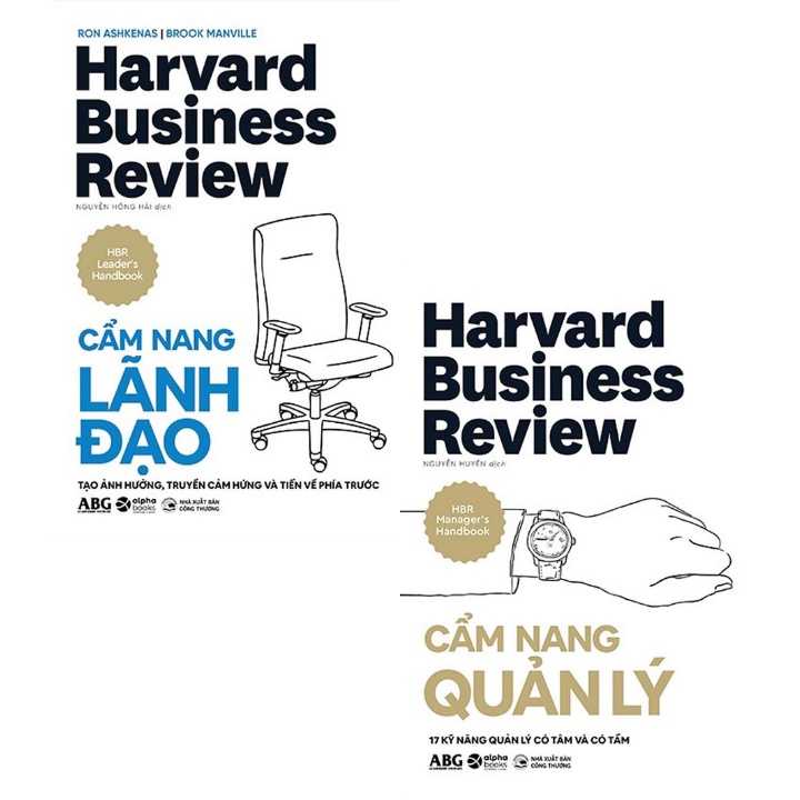 Sách - Combo HBR - Cẩm Nang Lãnh Đạo + HBR - Cẩm Nang Quản Lý (Bộ 2 Cuốn)