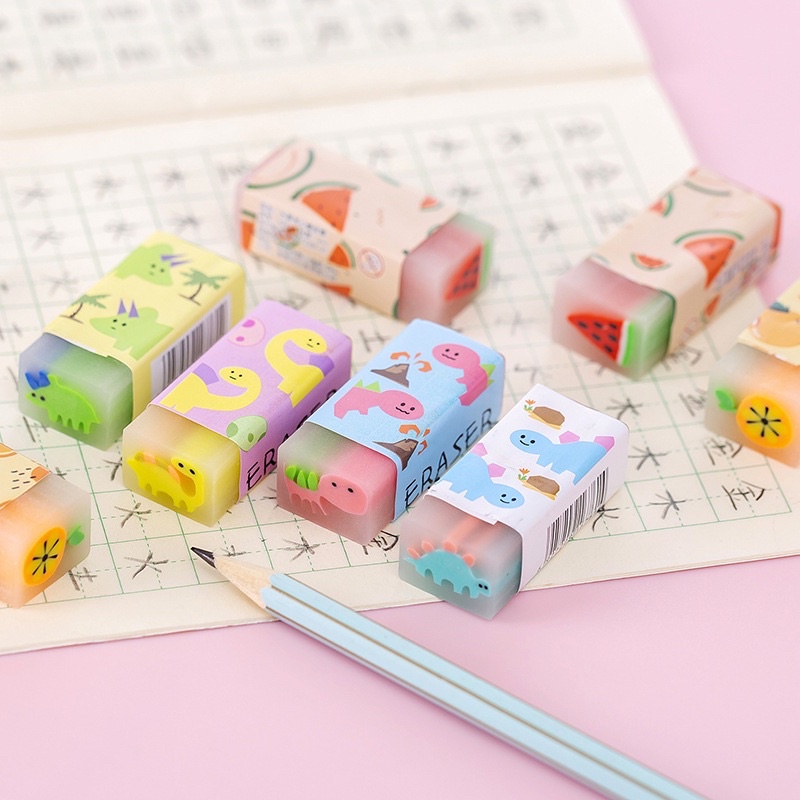 Tẩy Bút Chì Trái Cây Xinh Xắn, Tẩy Chì Hoa Quả 18g 🍀Clovershop68🍀