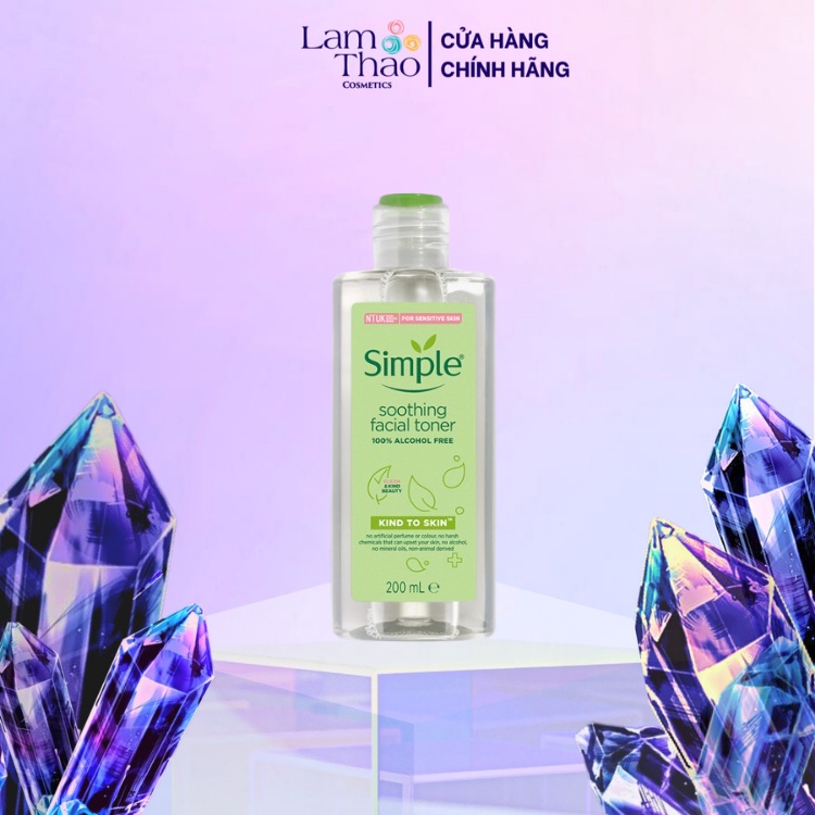 Nước hoa hồng Simple Kind To Skin Soothing Facial Toner