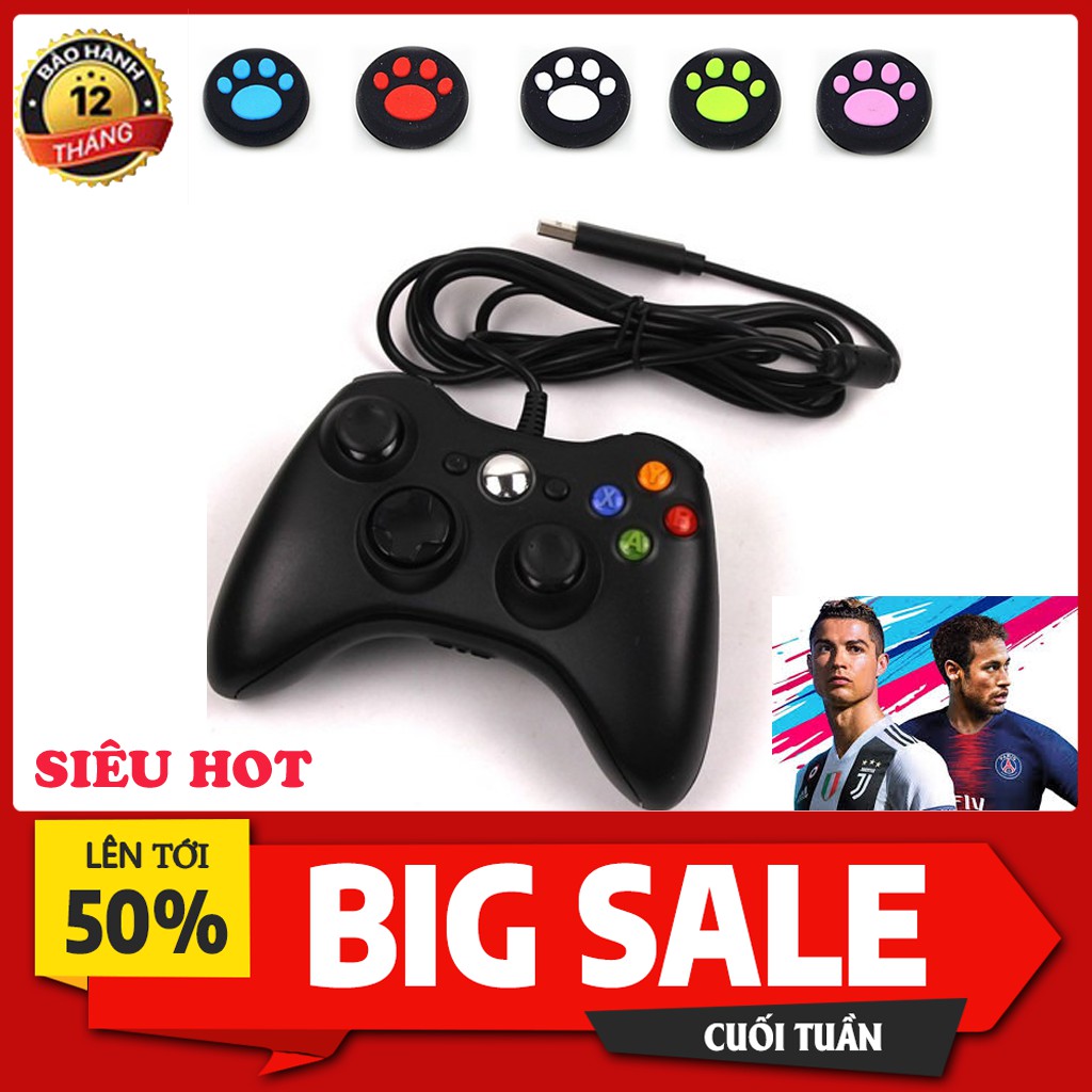 💥BẢO HÀNH 1 NĂM💥 Tay cầm chơi game XBox 360 Hàng chính hãng Micosoft- Chuyên tựa game PC, Laptop,(FIFA 4, PES,..)💥