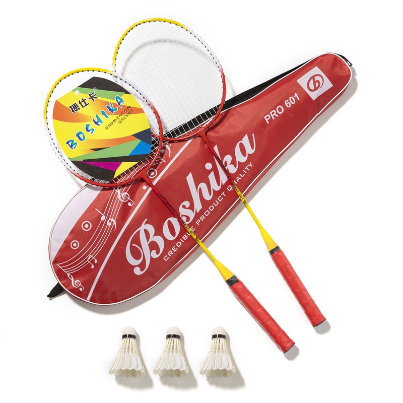 Cây Vợt Cầu Lông Boshika 601 Pro Siêu Nhẹ Vợt Căng Đét Dành Cho Luyện Tập + Tặng 03 quả cầu lông