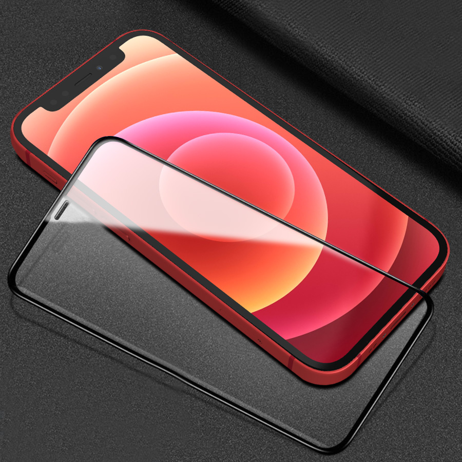 3 Trong 1 Kính Cường Lực+Bảo Vệ Camera+Dán Lưng Điện Thoại Cacbon Chống Vân Tay Cho Iphone 12 11 Pro Max Mini X Xr Xs