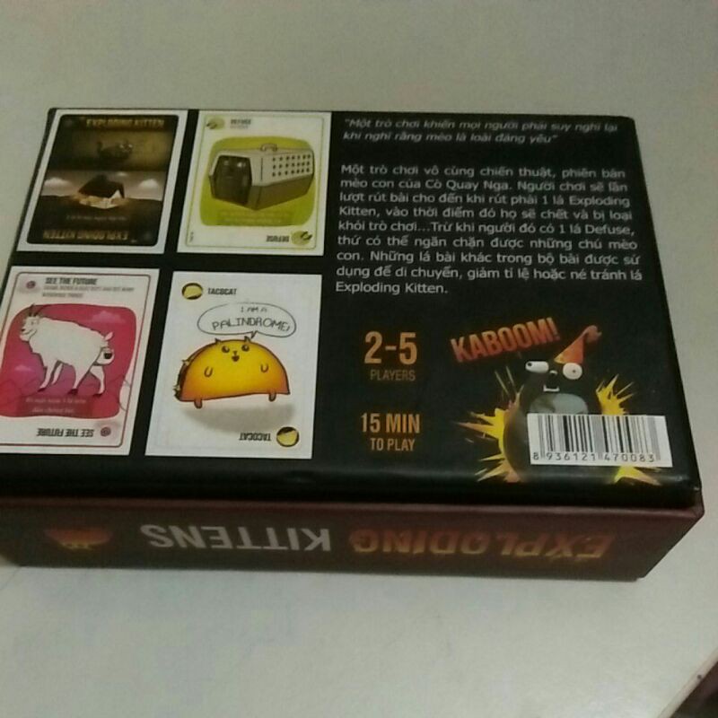 Boardgame mèo nổ Exploding kitten việt hóa chính hãng Board Game Viet