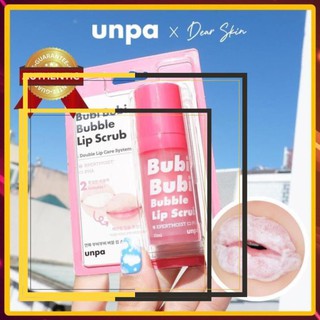 [Mẫu Mới 2021] Bubi Bubi Lip Son Dưỡng môi tẩy tế bào chết môi - tẩy da chết môi - gel làm mềm và hồng môi By Unpa