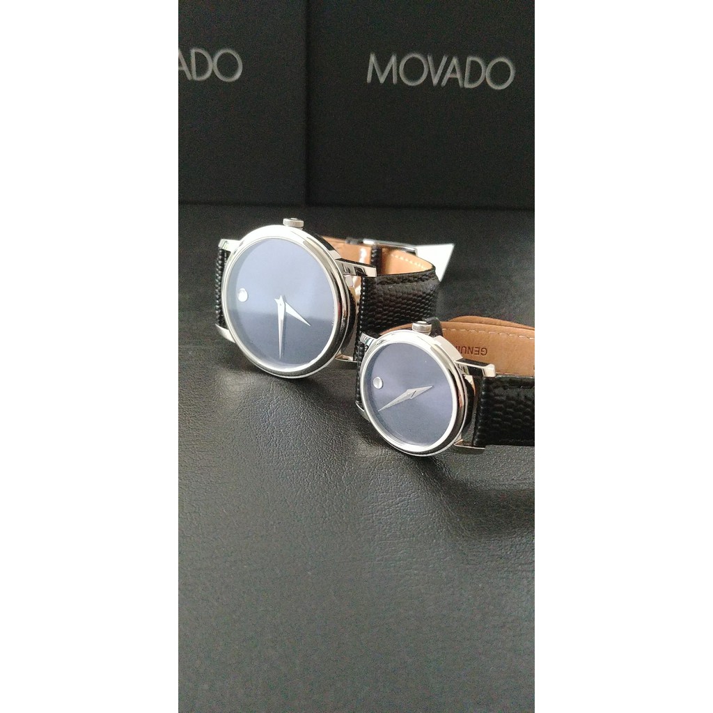 Đồng hồ cặp nam,nữ MOVADO Museum Blue chính hãng