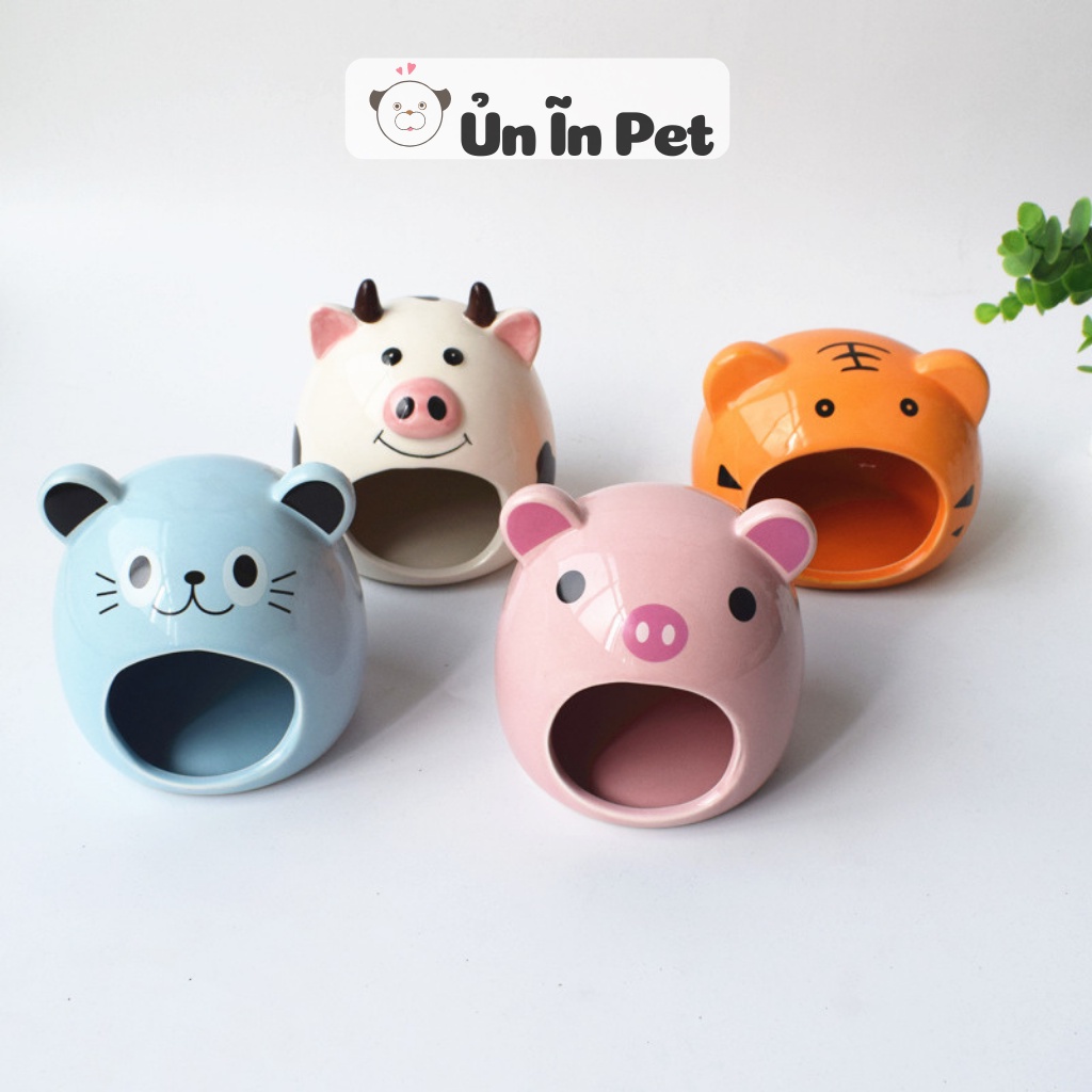 Nhà ngủ sứ hamster, CHUỘT XANH dễ thương