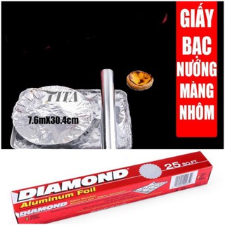 Màng nhôm nướng Diamond 30cm x 7.6m