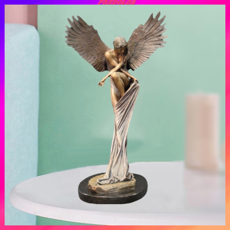 Angel Statue Figurine Collection Ornament Home Meditation Room Decoration