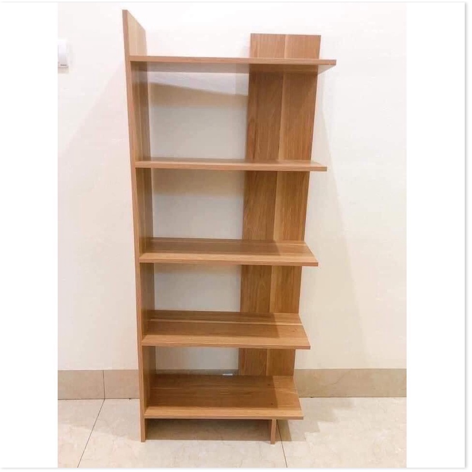 KỆ SÁCH GỖ 5 TẦNG, KỆ GÓC TƯỜNG ĐA NĂNG