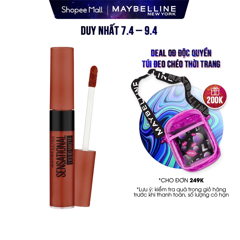 Son Kem Lì Nhẹ Môi Maybelline New York Sensational Liquid Matte Lipstick 7ml