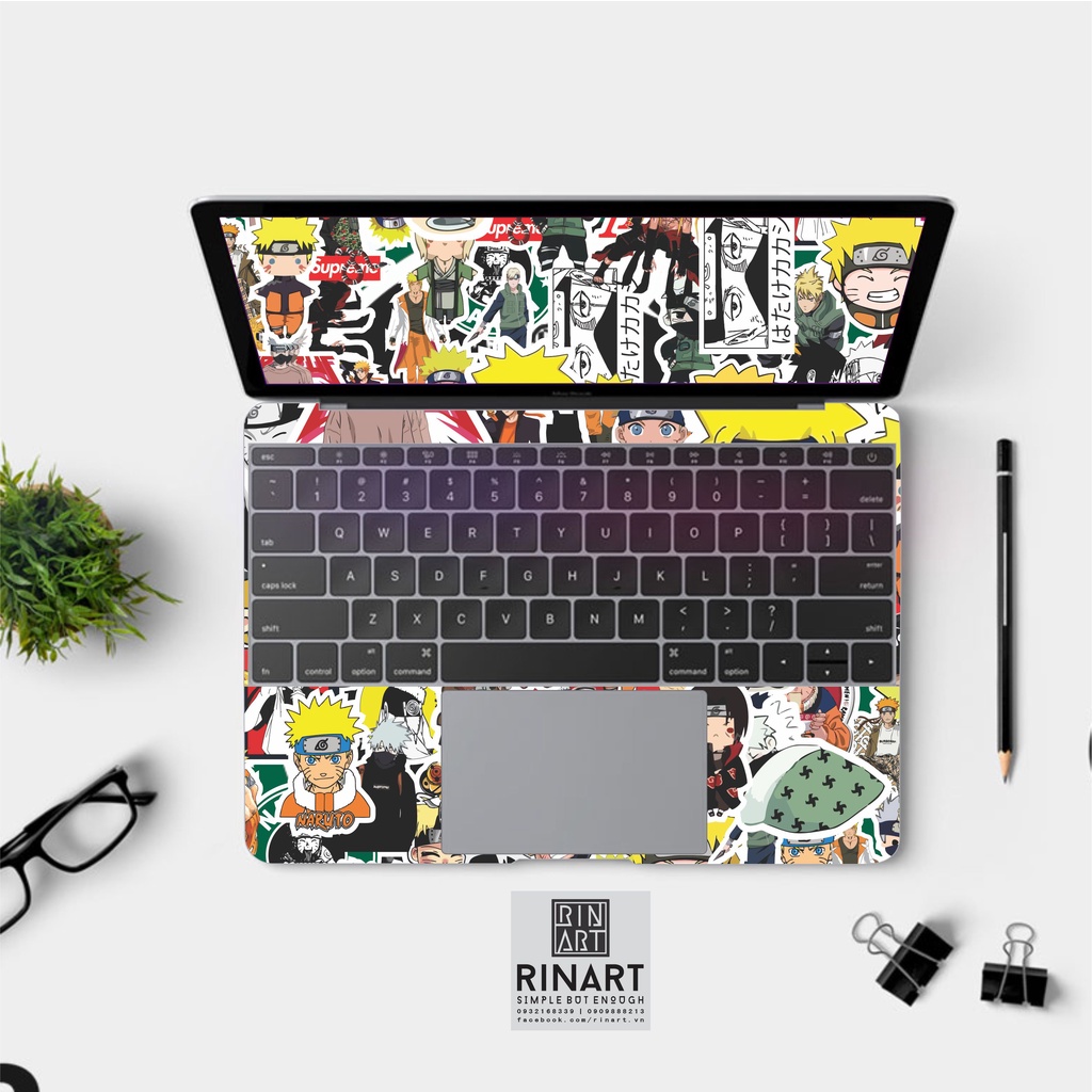 [STICKER 1K] STICKER NARUTO SIÊU CHẤT DÁN TRANG TRÍ ĐT LAPTOP VALI TƯỜNG TỦ KỆ MŨ BẢO HIỂM XE MÁY NOTEBOOK - S36