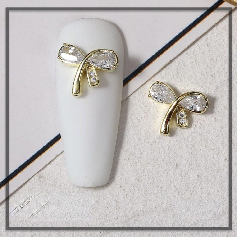 Phụ Kiện Trang Trí Móng Tay Hình Nơ 3D Sang Trọng DIY
