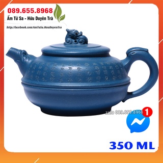 Ấm trà Tử Sa Đẹp thanh thiên họa bì (cao cấp) - ấm tử sa nghi hưng trà đạo cùng trà ô long,trà thái