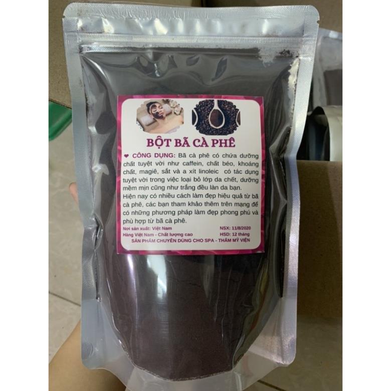 1kg Bã cafe, Cà phê đắp mặt, tắm trắng, tẩy da chết nguyên chất