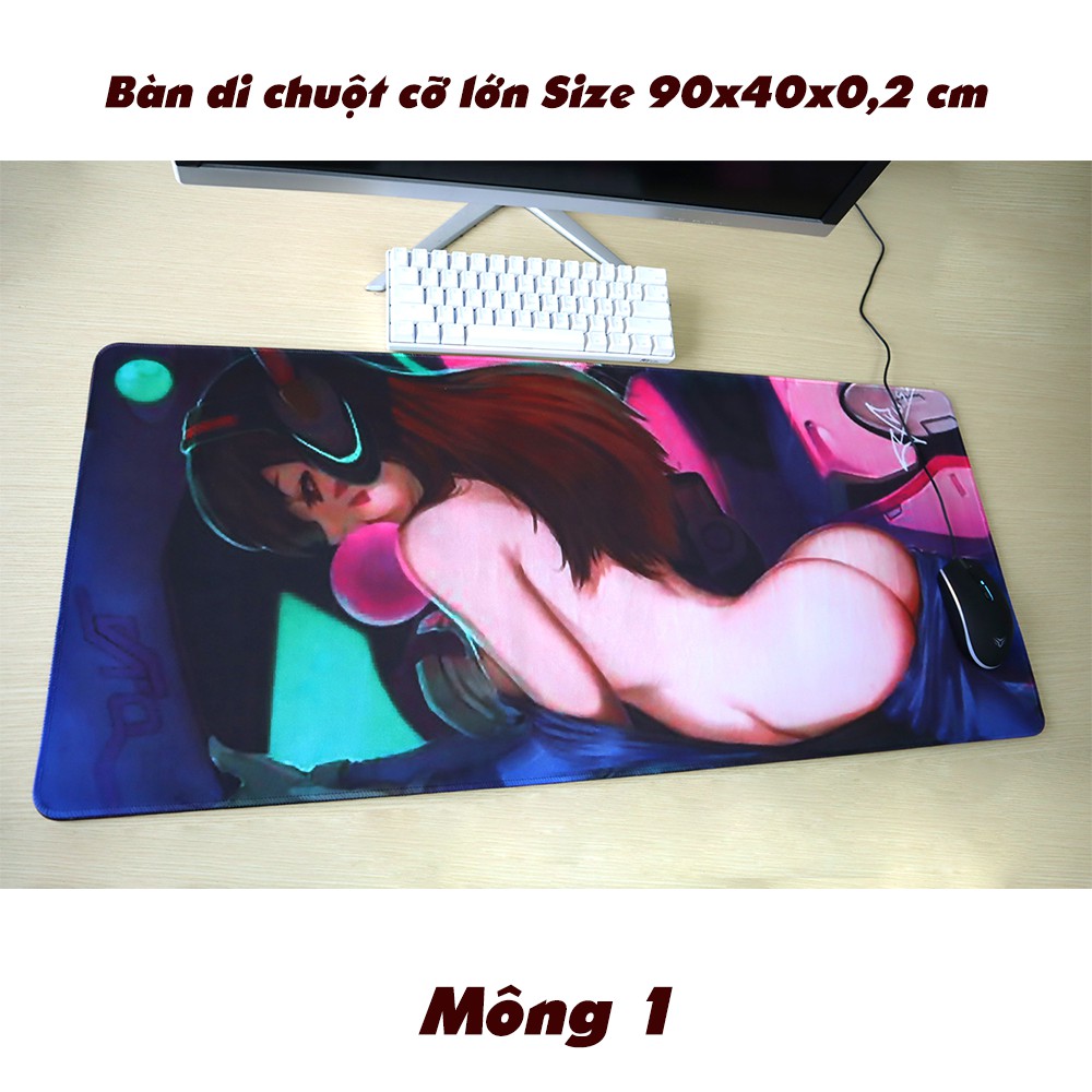 Lót chuột OverSize 90x40x0,2cm Siêu Đẹp